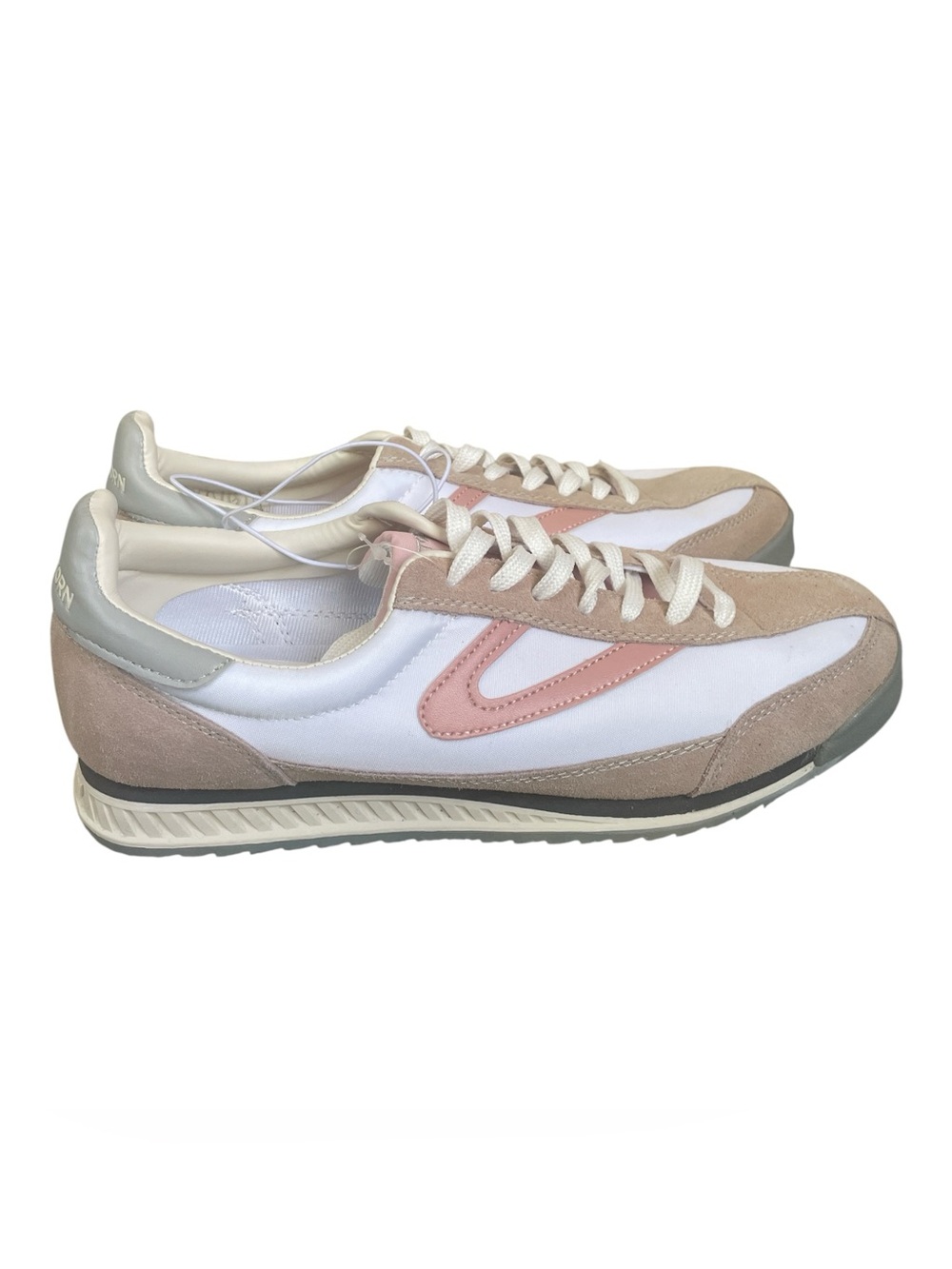 Tretorn Rawlins 2.0 Blush Pink Suede Leather Sneakers Size 10 NWOB